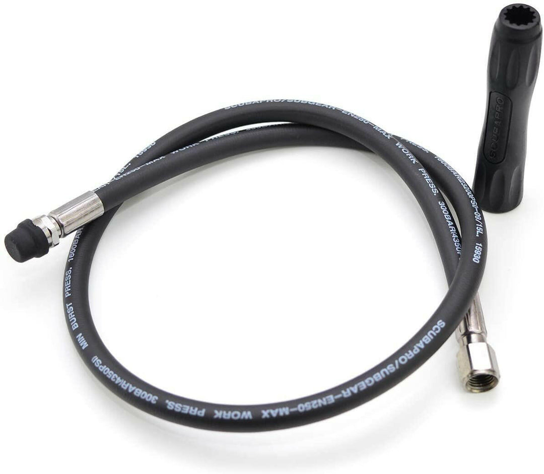 Scubapro Hp Kevlar Hose (15 cm, 6 in).
