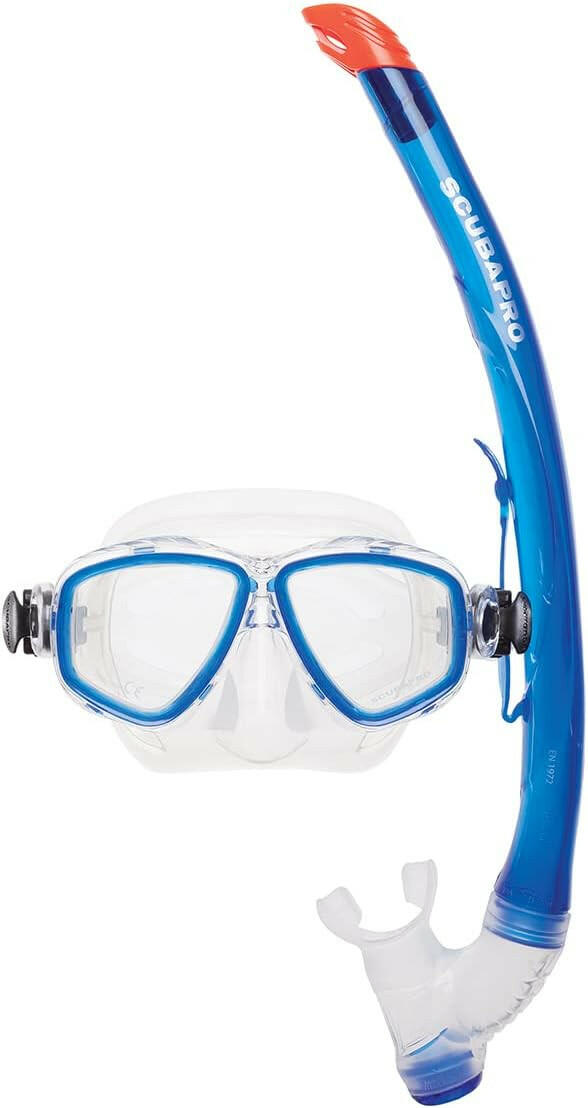 Scubapro Ecco Diving Mask With Snorkel (Blue).