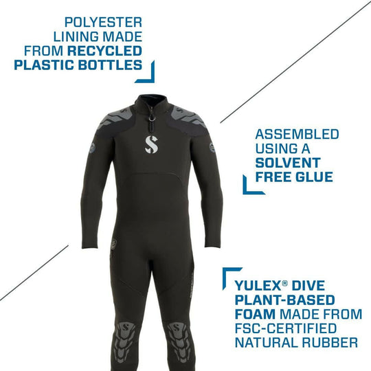Scubapro Everflex Yulex Dive Steamer, Men, 5/4MM.