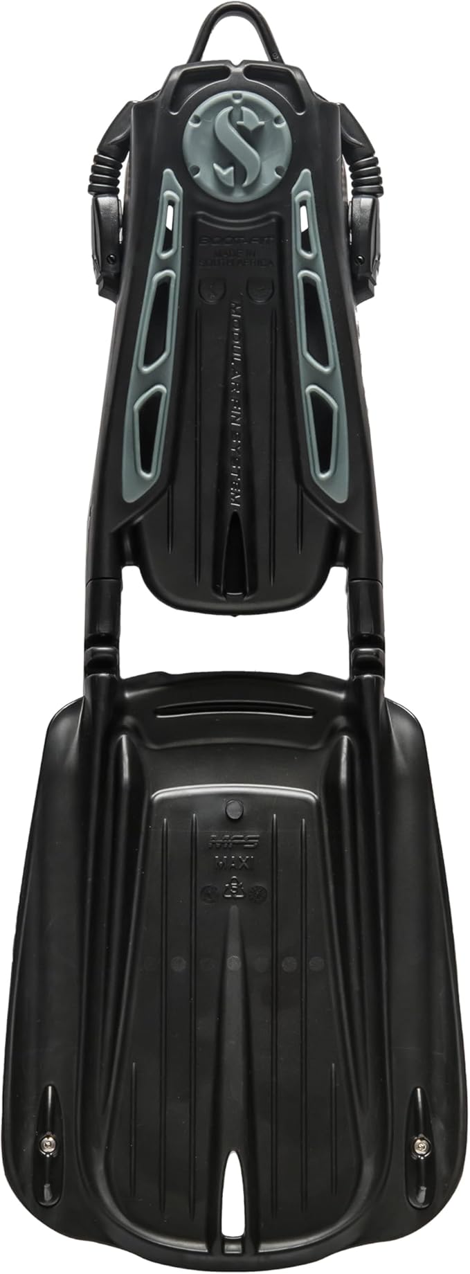 Scubapro Seawing Supernova Modular Scuba Fin System For Recreational And Professional Scuba Diving, Medium, Black