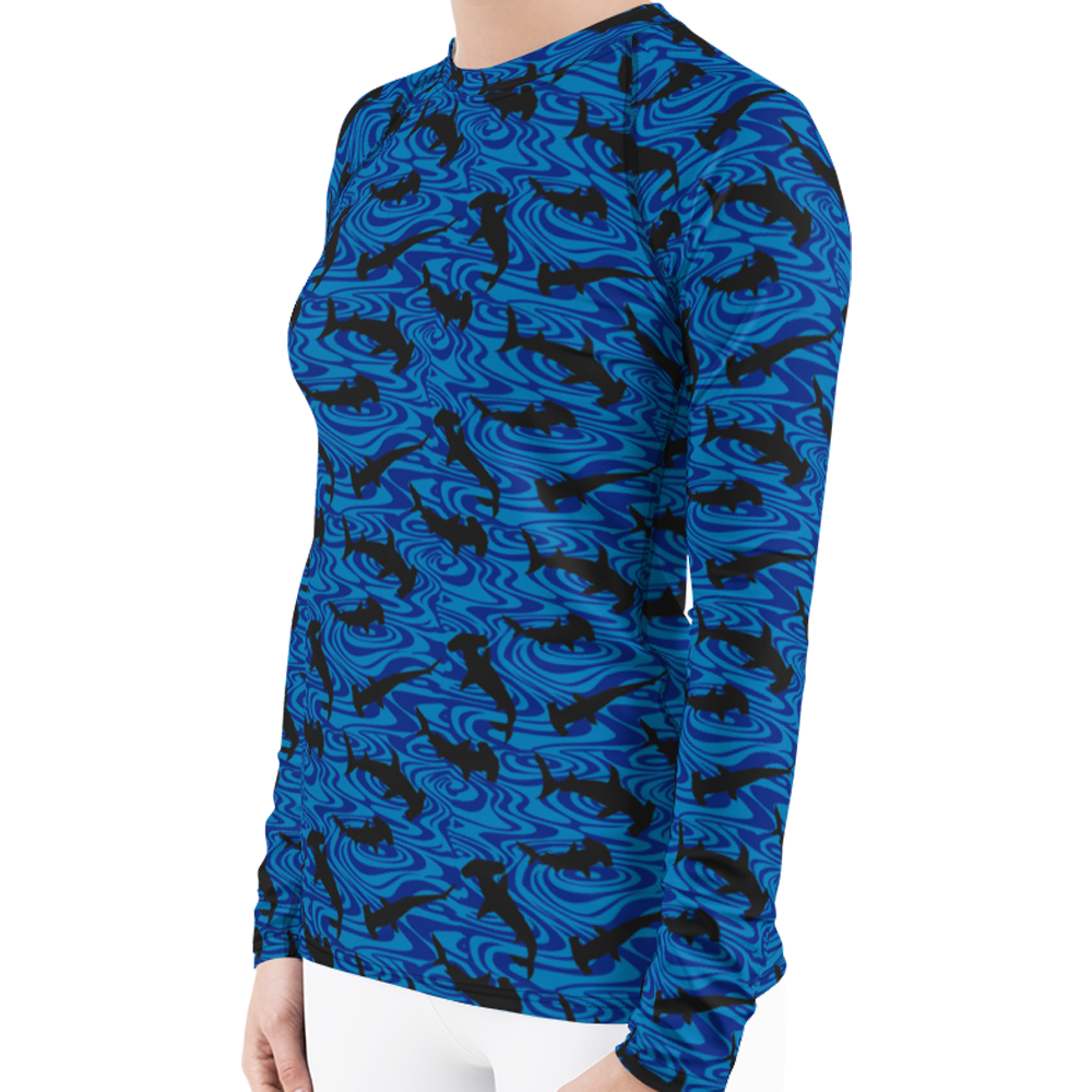 Hammerhead Shark Women's Rash Guard