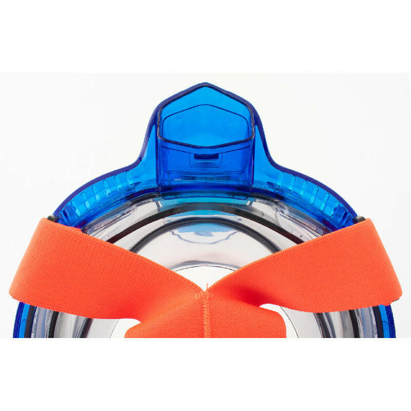 Seac Magica, Full Face Antifog Snorkelling Mask, Blue/Orange Xs-S.