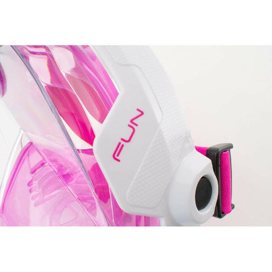 Seac Magica, Full Face Antifog Snorkelling Mask, Pink Junior.