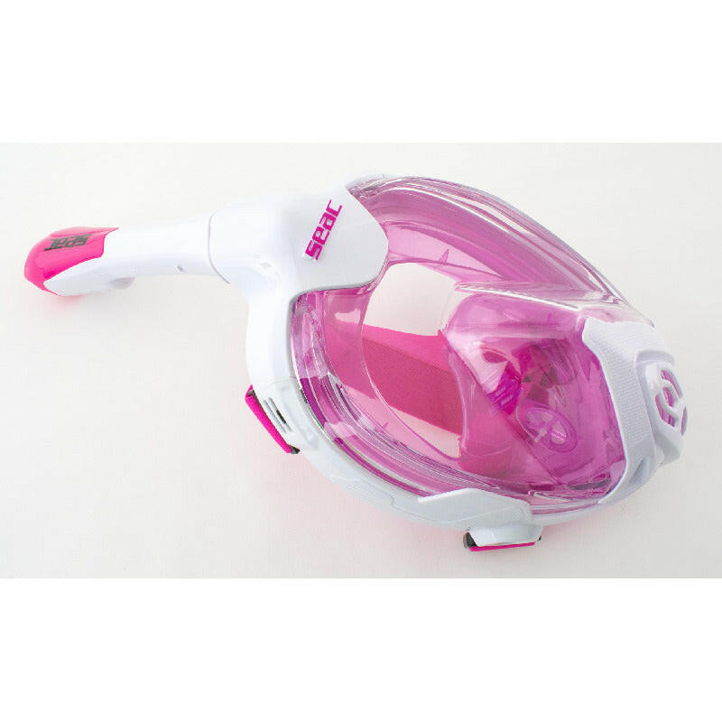 Seac Magica, Full Face Antifog Snorkelling Mask, Pink Junior.