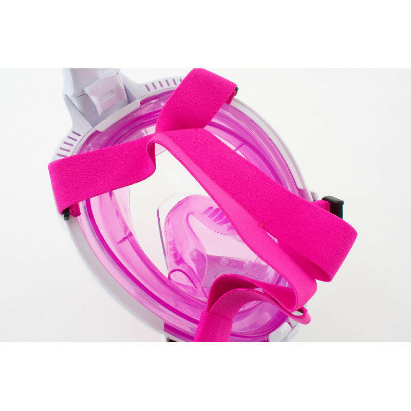 Seac Magica, Full Face Antifog Snorkelling Mask, Pink Junior.