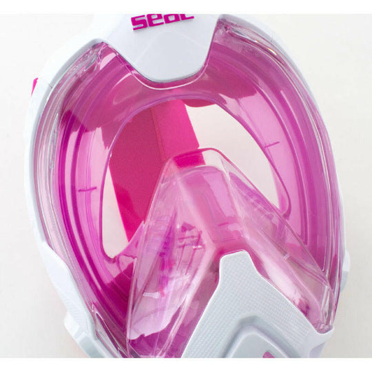 Seac Magica, Full Face Antifog Snorkelling Mask, Pink Junior.