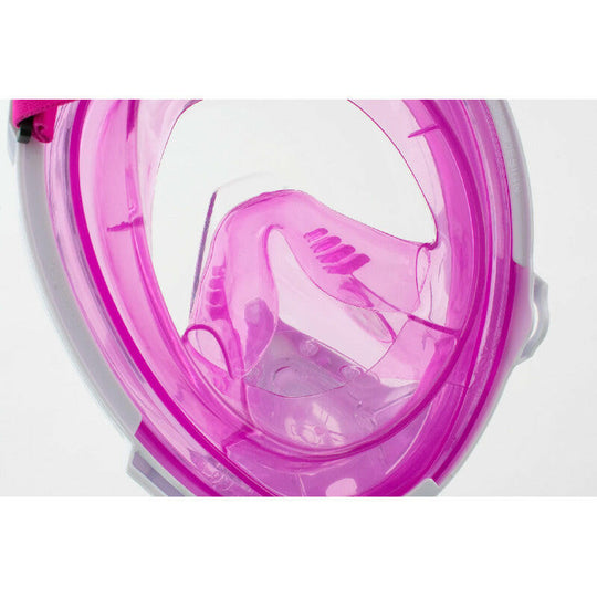Seac Magica, Full Face Antifog Snorkelling Mask, Pink Junior.