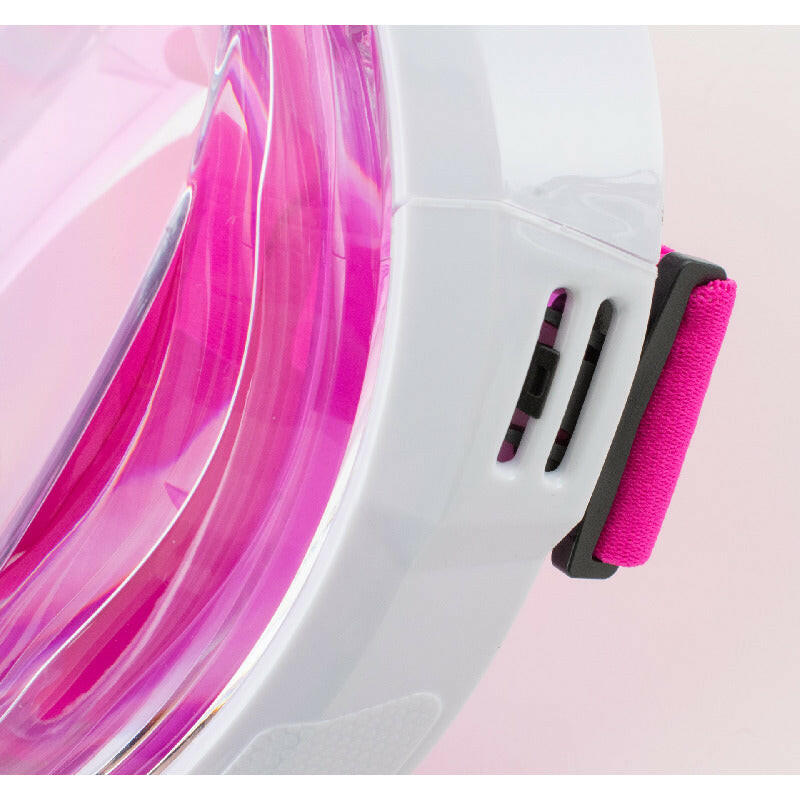Seac Magica, Full Face Antifog Snorkelling Mask, Pink Junior.