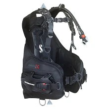 Scubapro Hydros X Men's Scuba Diving Bcd, Front-Adjustable With Balanced Power Inflator (Bpi), Medium, Includes Black Color Kit
