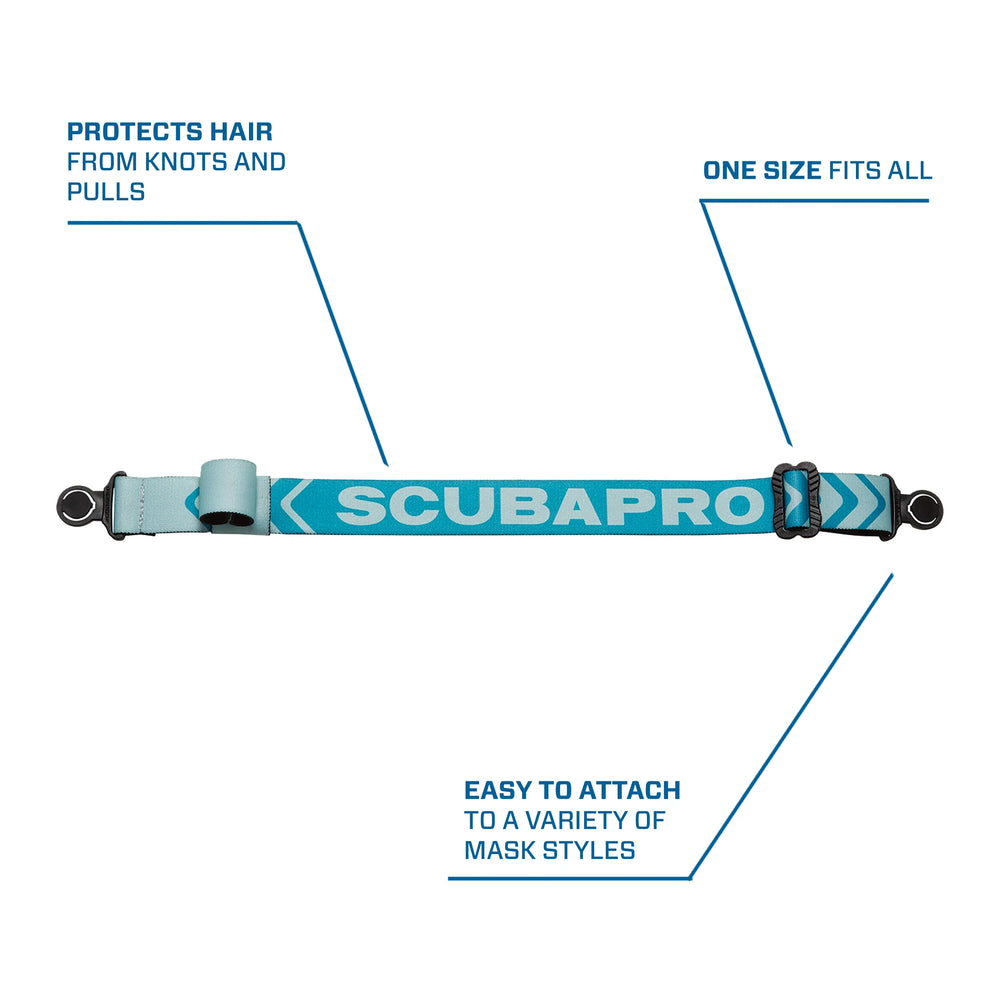 Scubapro Comfort Strap, Caribbean/White.