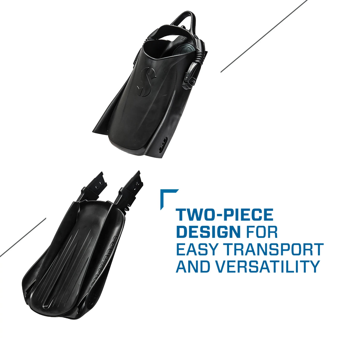 Scubapro Seawing Supernova Modular Fin System, Black.