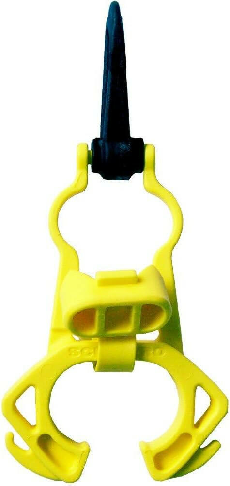 Scubapro Octopus Retainer & Plug W/Clip - Yellow.