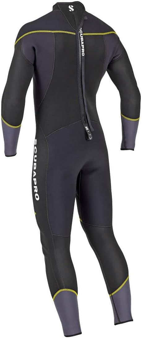 Scubapro Men's Sport Steamer Wetsuit With 3MM Thickness, Medium, Black/Yellow