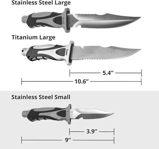 Dive Knife 5.5in Blade - Bk