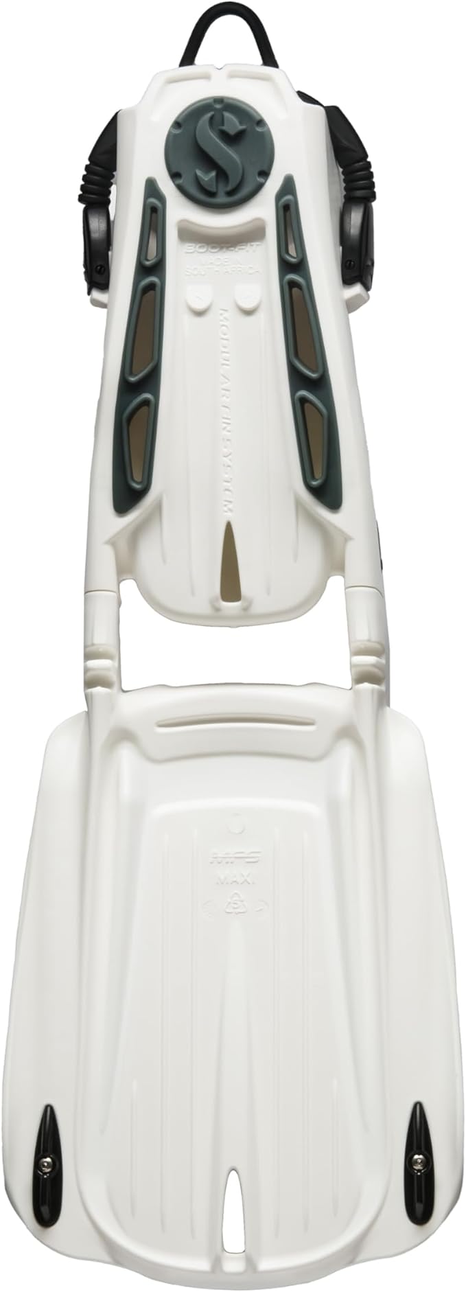 Scubapro Seawing Supernova Modular Scuba Fin System For Recreational And Professional Scuba Diving, Large, White