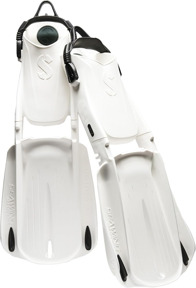 Scubapro Seawing Supernova Modular Scuba Fin System For Recreational And Professional Scuba Diving, Large, White