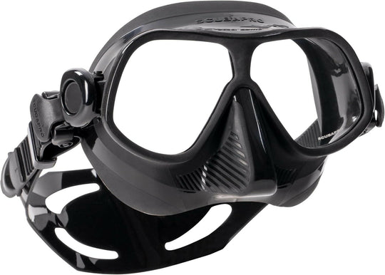 Scubapro Steel Comp Freediving Mask, Black.