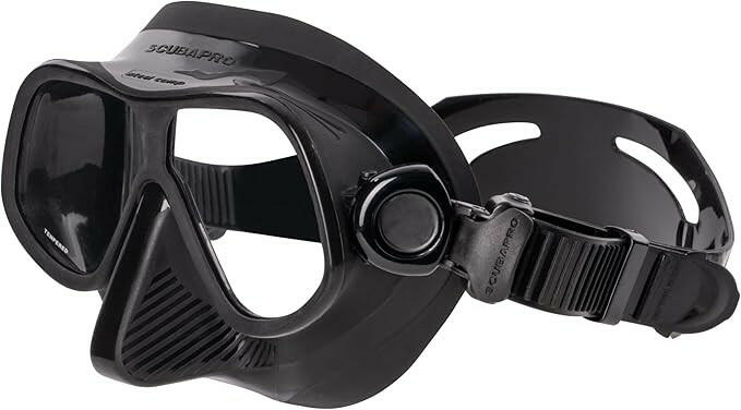 Scubapro Steel Comp Freediving Mask, Black.