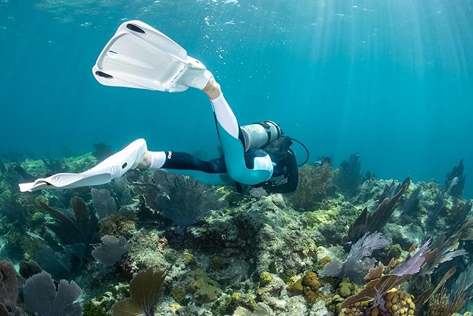 Scubapro Seawing Supernova Modular Scuba Fin System For Recreational And Professional Scuba Diving, Small, White