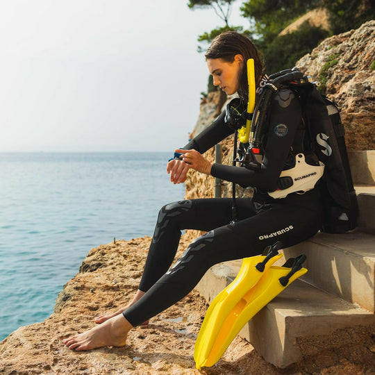 Scubapro Apnea Snorkel For Freediving, Foldable.