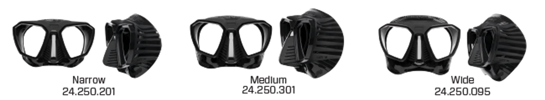 Scubapro D-Mask Scuba Diving Mask, Blue/Black.