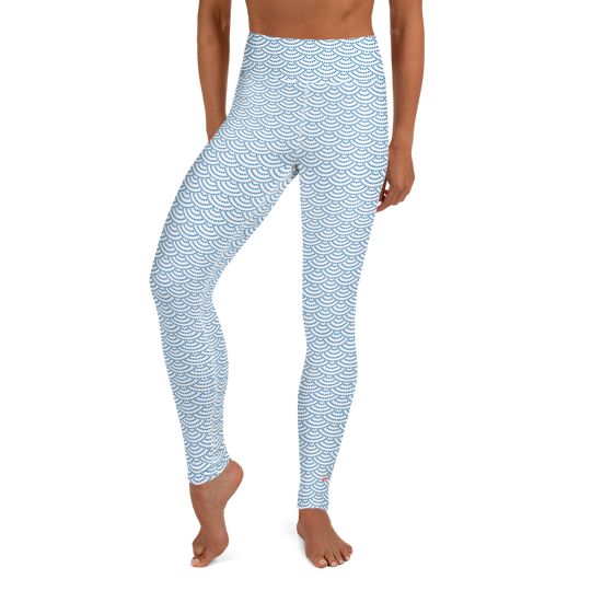 Fish Scale Mermaid Leggings - High Waist