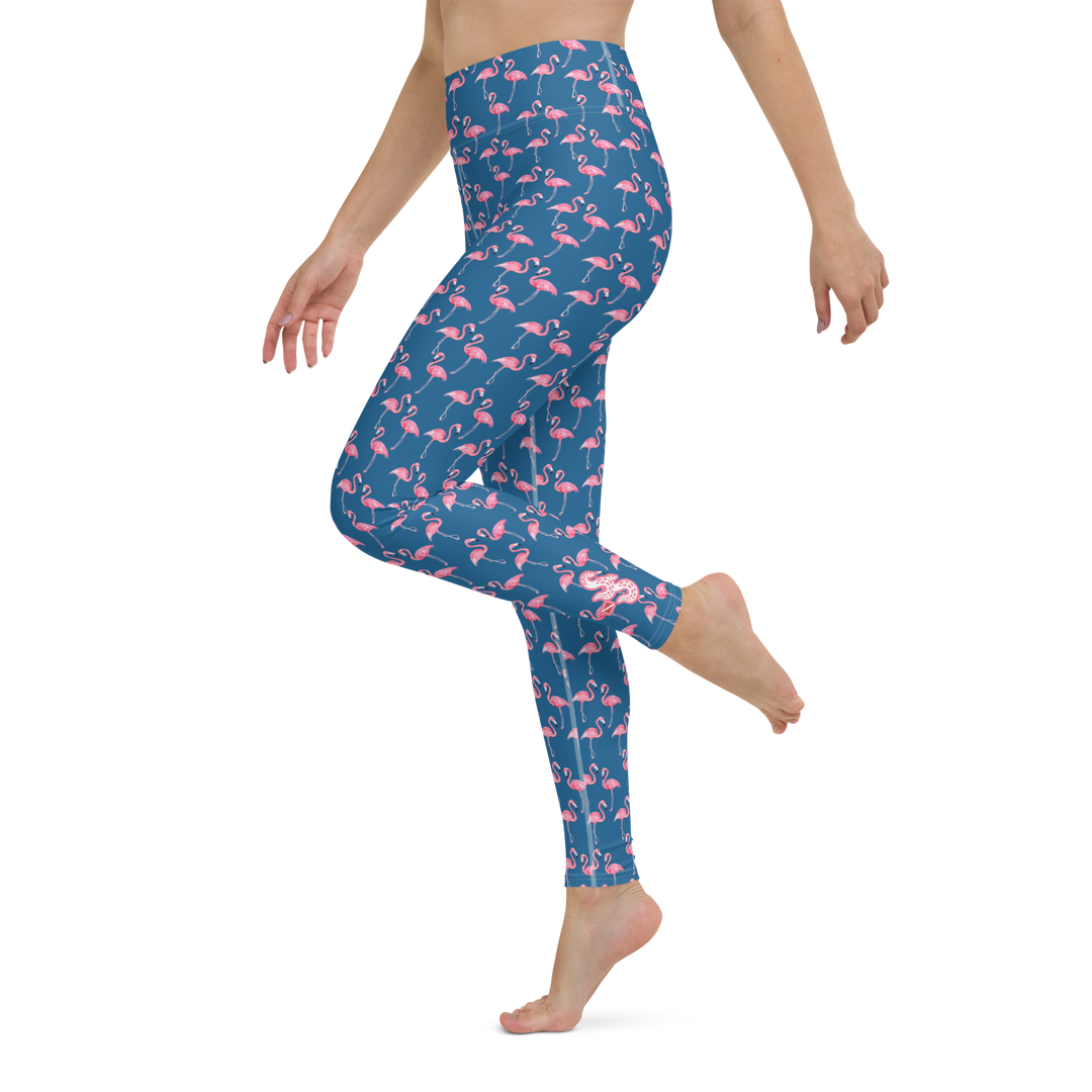 Flamingo Leggings - High Waist