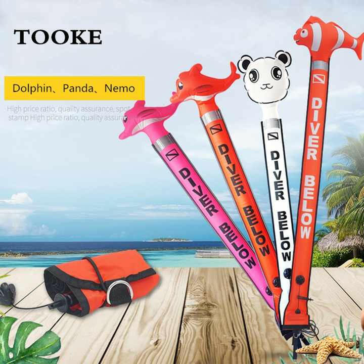Tooke White Panda Delayed Surface Marker Buoy-60in.