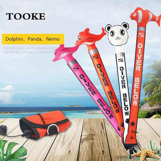 Tooke White Panda Delayed Surface Marker Buoy-60in.