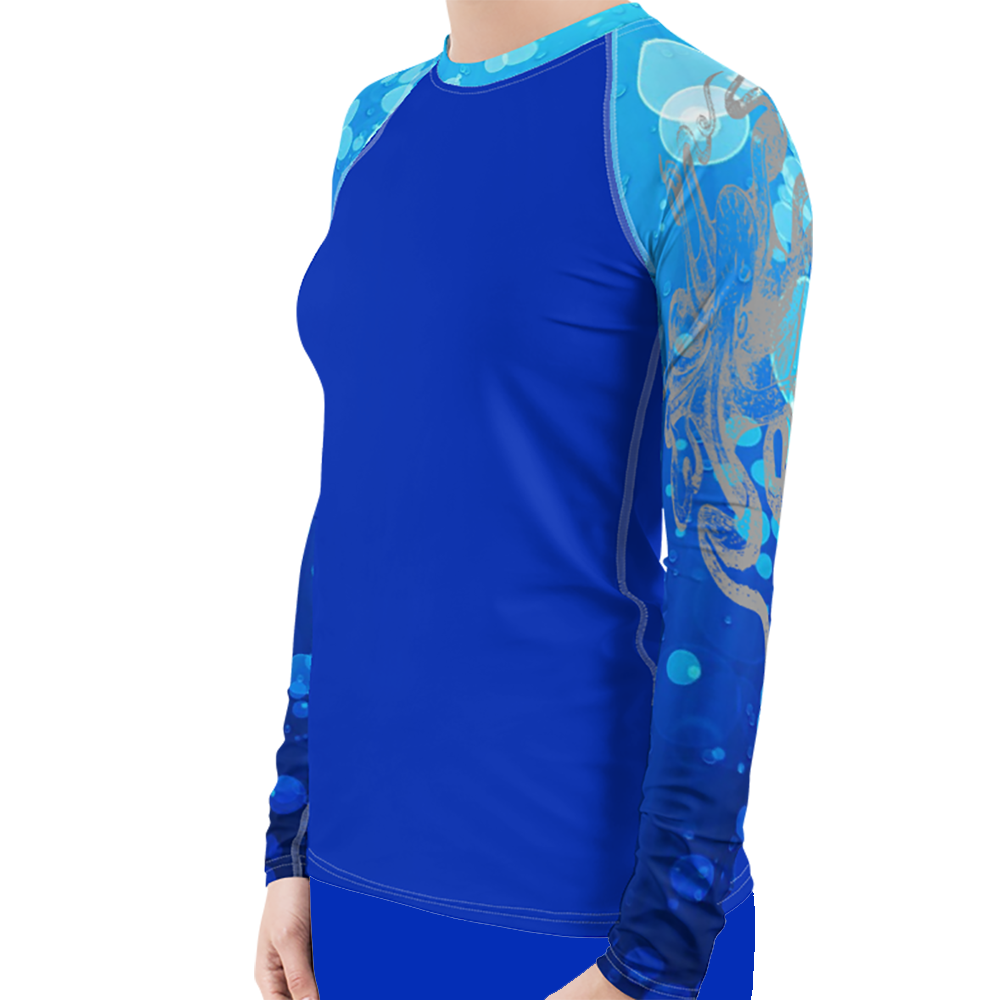 Octopus Hug Women's Rash Guard