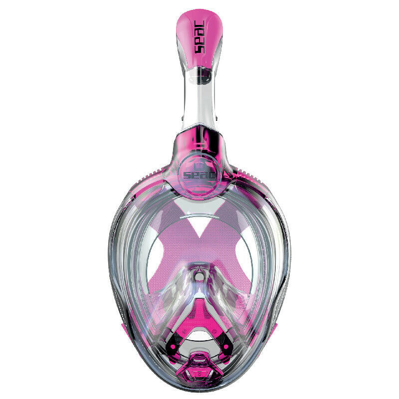 Seac Magica, Full Face Antifog Snorkelling Mask, Pink Junior.