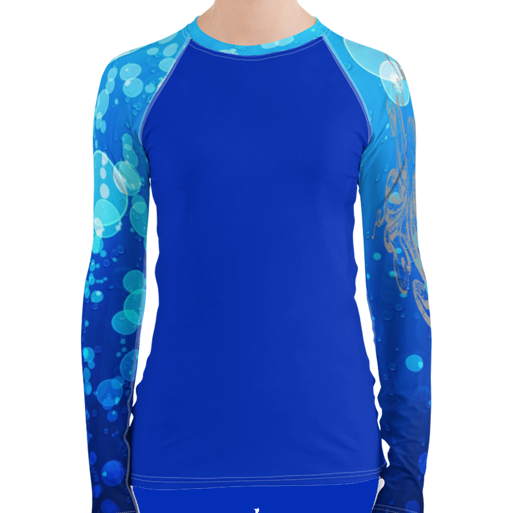 Octopus Hug Women's Rash Guard
