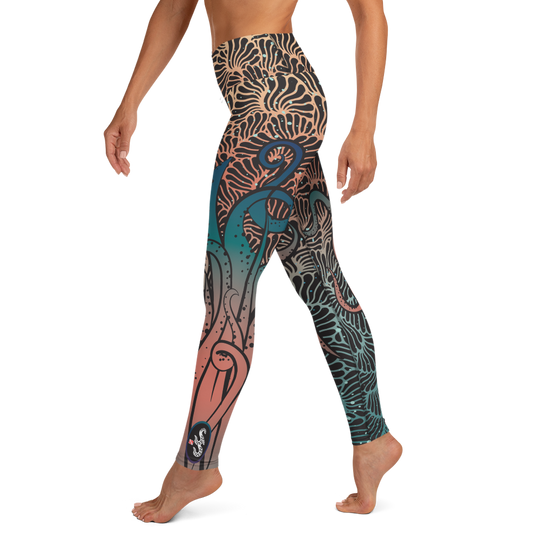 Camouflage Octopus Leggings - High Waist