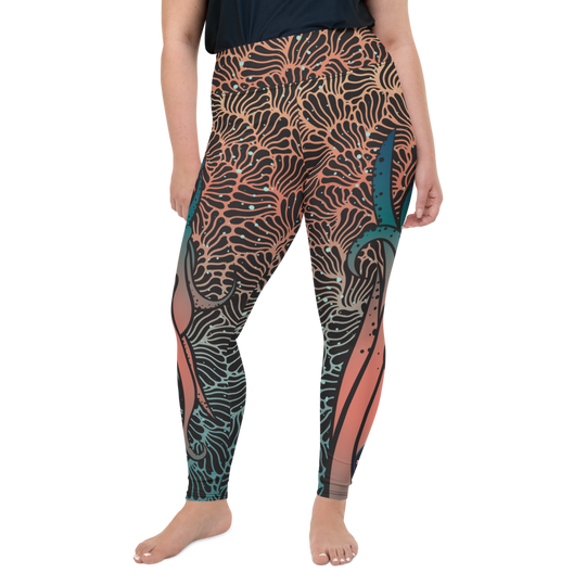 Camouflage Octopus Leggings Plus Size