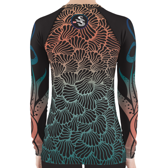 Camouflage Octopus Women's Rash Guard