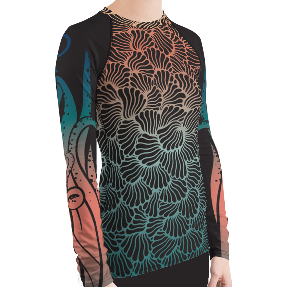 Camouflage Octopus Women's Rash Guard