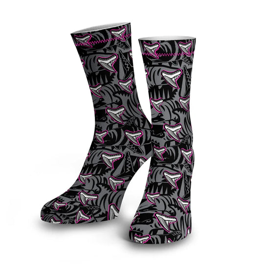 Spacefish Shrkteeth Ds Dive Socks  - Os.