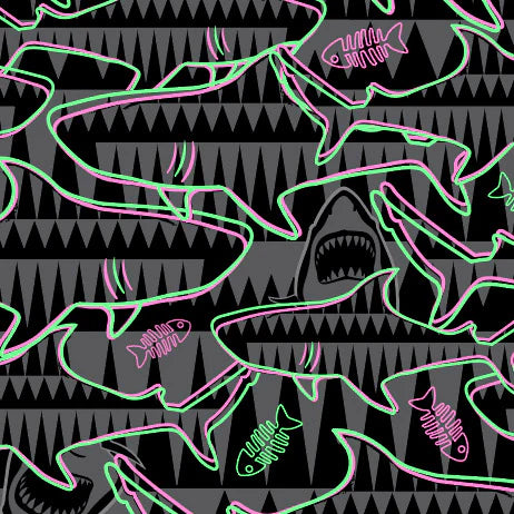 Spacefish Neonjaws Hb Head Bands  - Os