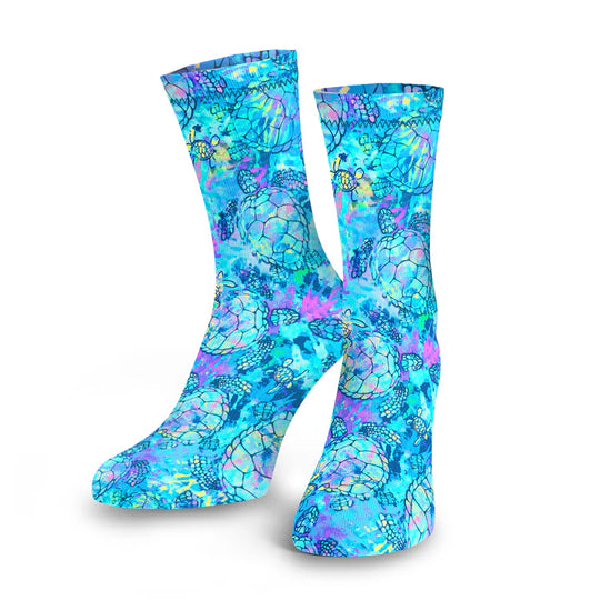 Spacefish Turtledye Ds Dive Socks  - Os