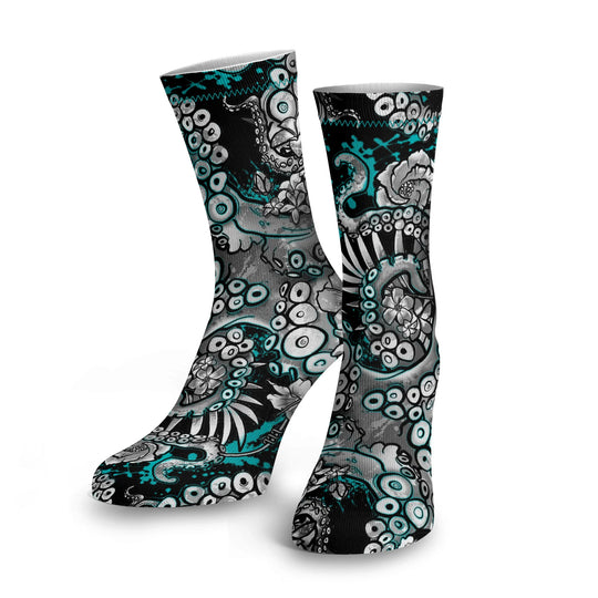 Spacefish Blueocto Ds Dive Socks  - Os.