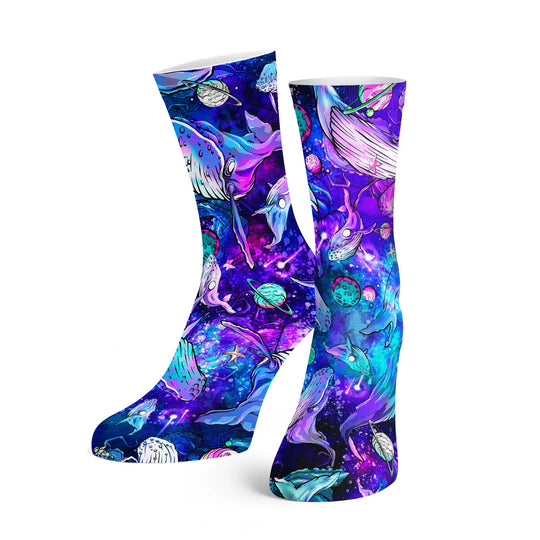 Spacefish Cosmicwh Ds Dive Socks  - Os.