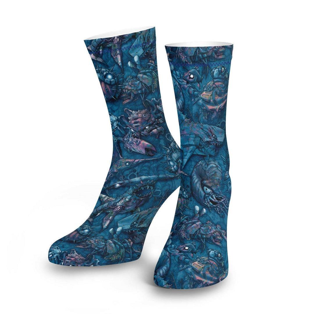 Spacefish Clockocn Ds Dive Socks  - Os.