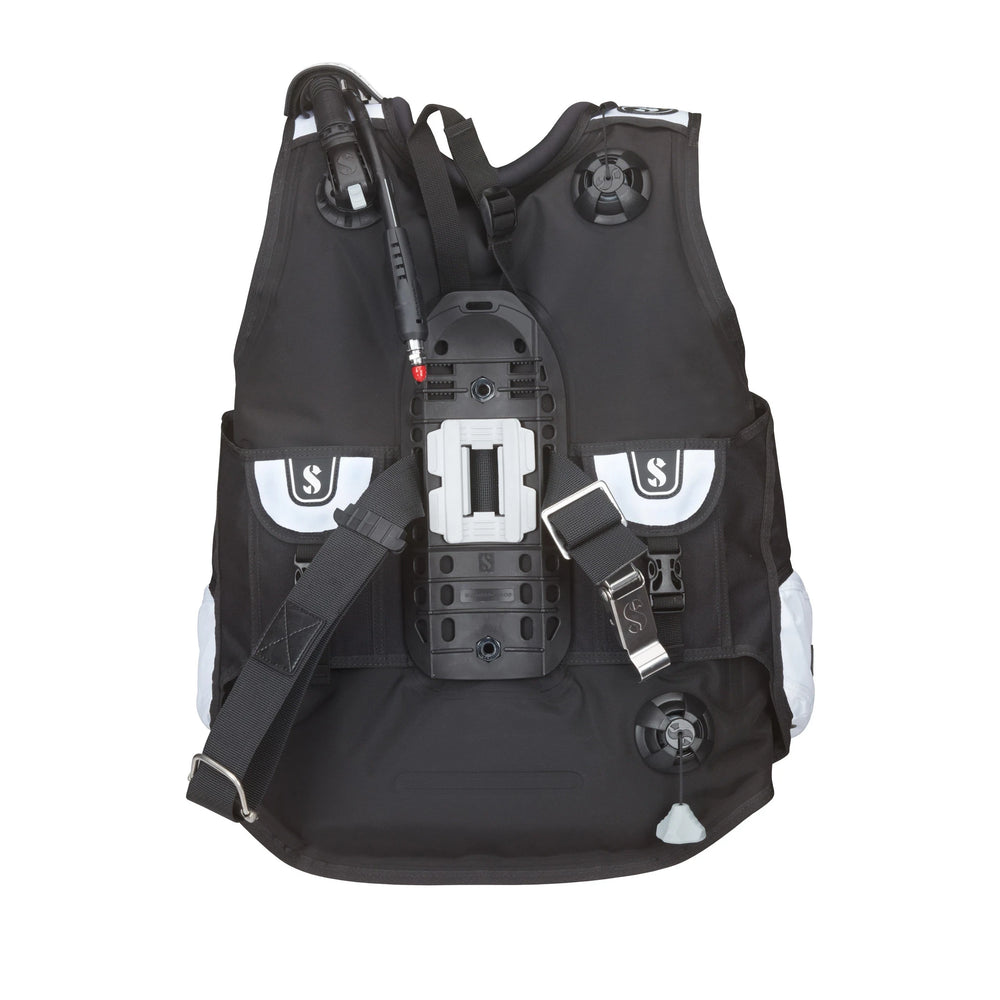 Scubapro Bella Womens Front-Adjustable Scuba Bcd With Air Inflator Regulator.