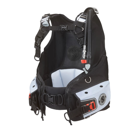 Scubapro Bella Womens Front-Adjustable Scuba Bcd With Air Inflator Regulator.