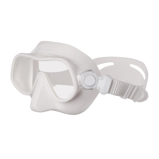 Scubapro Steel Pro Scuba Diving Mask For Freediving, White.