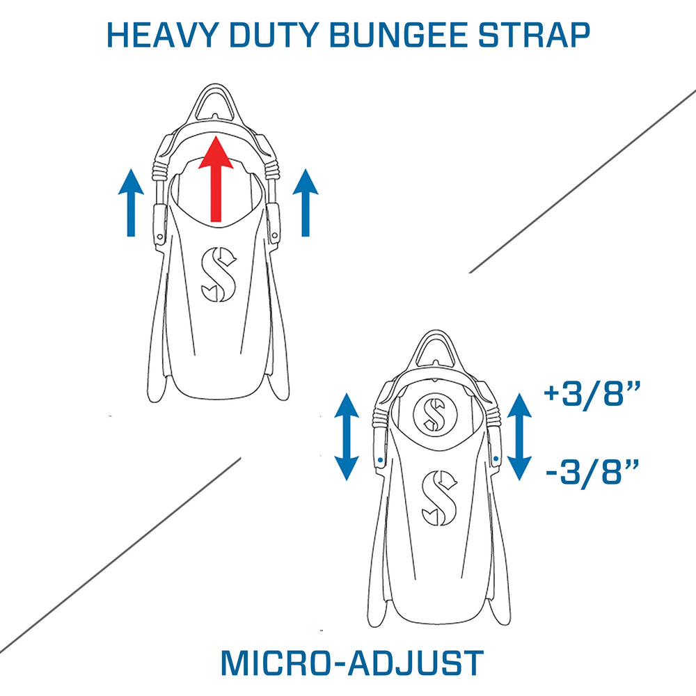 Scubapro Seawing Supernova Bungee Fin Strap, Midi.