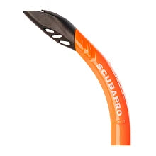 Scubapro Escape Semi-Dry Snorkel, With Purge Valve And Splashguard Barrel-Top Design, Orange