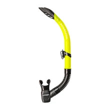Scubapro Escape Semi-Dry Snorkel, With Purge Valve And Splashguard Barrel-Top Design, Yellow