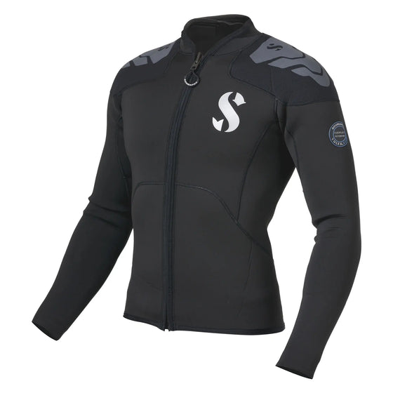 Scubapro Everflex Yulex Long Sleeve Zip-Up, 3MM, Mens