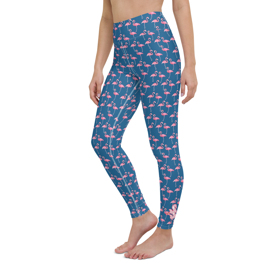 Flamingo Leggings - High Waist